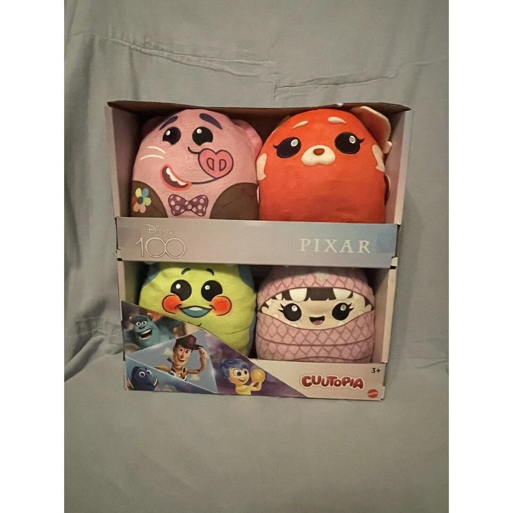 NEW Mattel Walt Disney 100 Pixar Pals Cuutopia Set 4 5